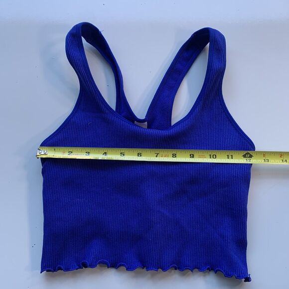 Yogalicious Women's Seamless Bra Blue Size M - Picture 3 of 6
